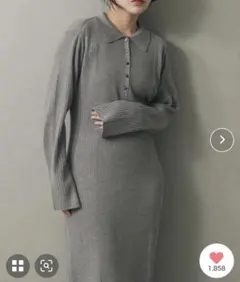 エリツキリブニットワンピース　SENSE OF PLACE