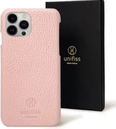 iPhone13pro ケース PU レザー カバー ピンク くすみ　保護