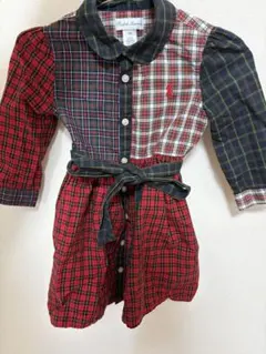 Polo Ralph Lauren チェック柄シャツワンピース 12M