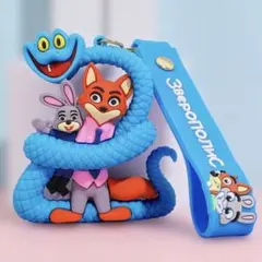 Disney ディズニー ズートピア ゲイリー・ダ・スネーク キーホルダー 2