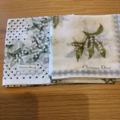 Christian Dior ハンカチ 2枚セット