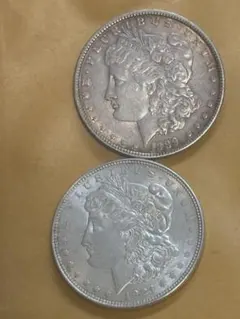 モルガンダラー(1878年) ピースダラー セット アメリカ 銀貨 - メルカリ