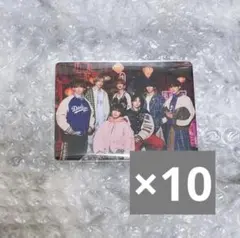 なにわ男子 HARD WORK 集合トレカ 10枚セット