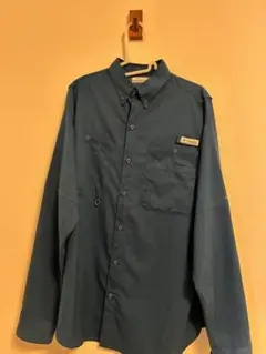 Columbia PFG サックスブルー長袖シャツ