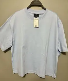 H&M LOOSE FIT Tシャツ ライトブルー Mサイズのサムネイル