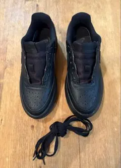 ナイキ スニーカー NIKE コートビジョンアルタ　24cm 厚底　ブラック　黒