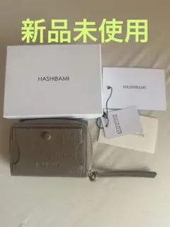 HASHIBAMI sandglass mini wallet グレーのサムネイル