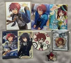 あんスタ 朱桜司 色紙 コースター 生ブロマイド スターキーホルダー