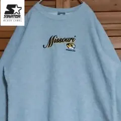 【刺繍】90s STATER MISSOURI グレー　スウェットトレーナーのサムネイル