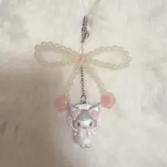 サンリオ ホワイトフリルデザインシリーズ シークレットストラップ クロミ ちゃん