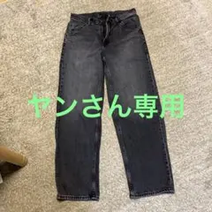 ユニクロ　メンズ黒デニムパンツ サイズ29(73.5㎝)