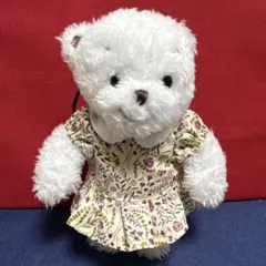 ハンドメイド　着せ替服　　　ファミリア　マスコットベア－用　ワンピース　リバティ