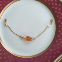 マグネット式 羽織紐 ヴィンテージ 琥珀