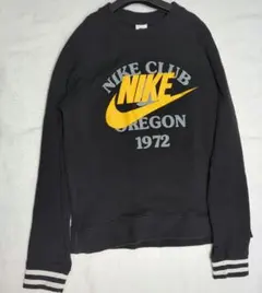 NIKE ナイキ プリント ビッグロゴ スウェット トレーナー ブラック M