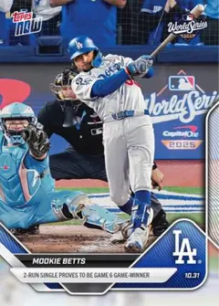 ムーキーベッツ 2025 Topps now Mookie Betts