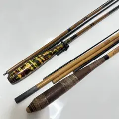 ヘラブナ竿 6本セット グラスファイバー 約3.6m　鴨川　一心並継ぎ３本 ヘラブナ竿 6本セット グラスファイバー 約3.6m 鴨川 一心並継ぎ3本