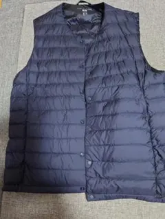 ULTRA LIGHT DOWN ネイビー ダウンベスト XL