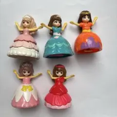 リカちゃん マクドナルド ハッピーセット フィギュア 人形 本体 5体セット