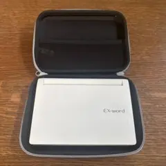 CASIO EX-word 電子辞書 ホワイト/ブルー ケース付き