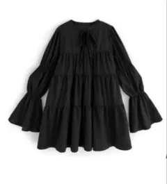 【新品未使用】GRL リボンティアードミニワンピース