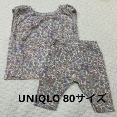 UNIQLO ポール&ジョー 花柄トップスとレギンスセットアップ　80サイズ