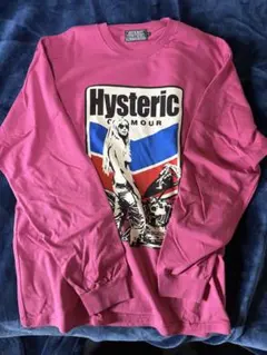 ヒステリックグラマー ピンク Tシャツ Lサイズ