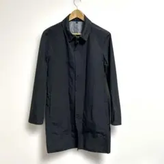 【廃盤・高機能】無印良品 撥水 ステンカラーコート M 黒 シンプルのサムネイル