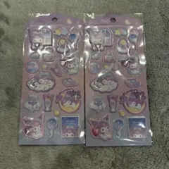 サンリオ　ジュエルマシュマロステッカーズ　クロミ２枚セット
