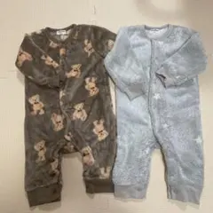 フリースロンパースパジャマ