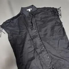 H&M 黒　ノースリーブシャツ
