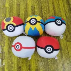 ポケットモンスターぬいぐるみ　 モンスターボールコレクションvol.1 全5種