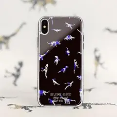 背面強化ガラス仕上げ　iPhone専用ケース『恐竜』