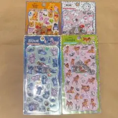 【正規品】プチドロップステッカー　ディズニー　新作4種セット