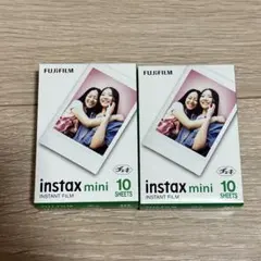 FUJIFILM instax mini インスタントフィルム 10枚×2箱