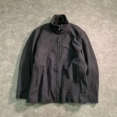 Calvin Klein double zipper coat wool