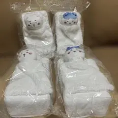 ちいかわ＆ハチワレ おふとんぬいぐるみティッシュケース　２セット　４個