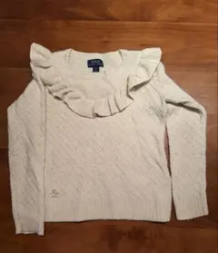 【美品】Polo Ralph Lauren キッズ フリル ニット130