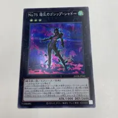 遊戯王 No.75 惑乱のゴシップシャドー シークレット