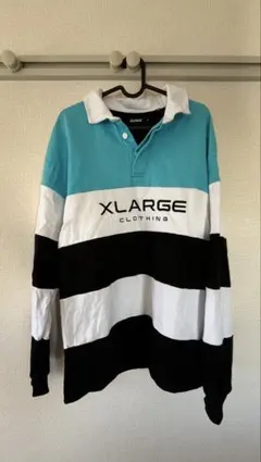 XLARGE ラガーシャツ ボーダー Mサイズのサムネイル