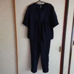 ユナイテッドアローズ　ダークネイビー レースセットアップ
