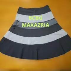 大きいサイズBCBG MAXAZRIA フレアスカート 【⑥】黒とグレーのサムネイル
