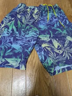 【ホームクリーニング済】arena 多色葉柄デザイン 水着 L