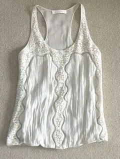 新品 Maison Olgaメソンオルガ 透かし編み ブラウス タンクトップ 