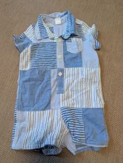 baby GAP パッチワーク ロンパース 6-12ヶ月