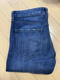 【美品】UNIQLO 2wayストレッチテーパードジーンズ　29インチ　ブルー