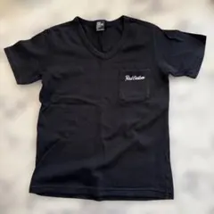 Rad Custom ブラック Vネック Tシャツ