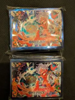 即購入可 新品未開封 スリーブ 2点 ルフィ ワンピースカード CS