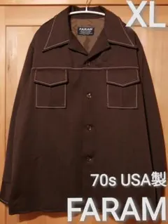 美品 70s USA製 FARAH CPOジャケット XL box fit