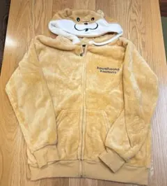 可愛い嘘のカワウソ　ジップパーカー　なりきりパーカー　ふわふわ　LL