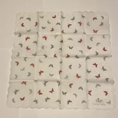 HANAÉ MORI ハナエモリ　蝶模様 ハンカチ